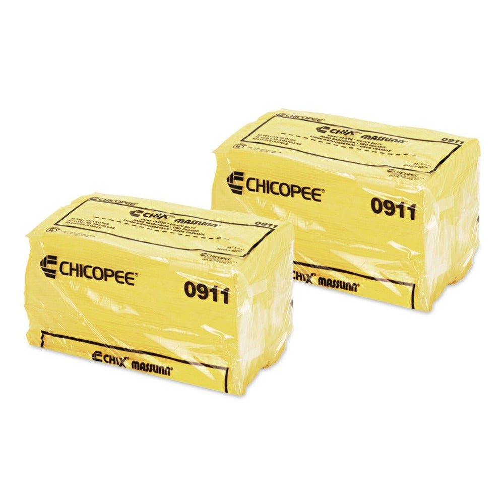 Chix 24 in. x 24 in. Masslinn Dust Cloths - Yellow (50/Bag 2 Bags/Carton)