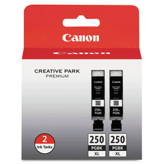Canon 500 Page-Yield (PGI-250XL) ChromaLife100plus High-Yield Ink - Black (2/Pack)