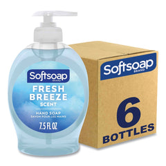 Softsoap 7.5 oz. Softsoap Liquid Hand Soap Pumps - Fresh Breeze Scent (6/Carton)