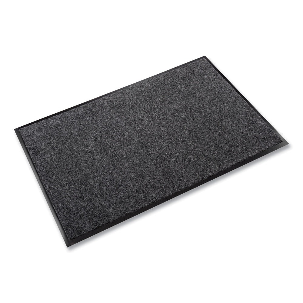 Crown EcoStep 48 in. x 96 in. Rectangular Wiper Mat - Charcoal
