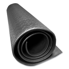 Crown 24 in. x 36 in. Tuff-Spun Foot-Lover Rectangular Diamond Surface Mat - Black