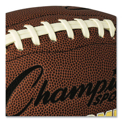 Champion Sports Pro Composite Football - Brown/Official Size