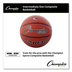 Champion Sports Composite Basketball - Brown/Official Intermediate Size