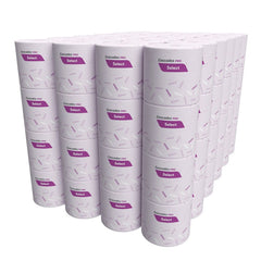 Cascades PRO 1-Ply Septic Safe Select Standard Bath Tissue - White (96 Rolls/Carton)