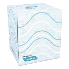 Cascades PRO 2-Ply Cube Box Signature Facial Tissue - White (36 Boxes/Carton)