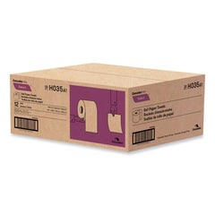 Cascades PRO H035 7.88 in. x 350 ft. 1-Ply Select Hardwound Roll Towels - Natural (12 Rolls/Carton)