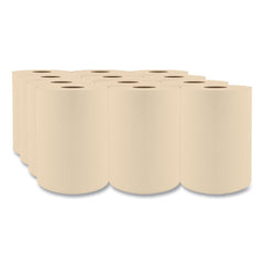 Cascades PRO H035 7.88 in. x 350 ft. 1-Ply Select Hardwound Roll Towels - Natural (12 Rolls/Carton)
