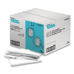 Cascades PRO 15 in. x 16.5 in. 1-Ply Signature Airlaid Dinner Napkins/Guest Hand Towels (1000/Carton)