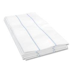Cascades PRO 13 in. x 24.25 in. 1/4 Fold Tuff-Job Foodservice Towels - White/Blue (72/Carton)
