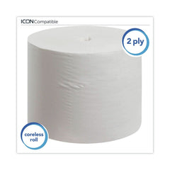 Scott 2-Ply Septic Safe Essential Extra Soft Coreless Standard Roll Bath Tissue - White (36/Carton)