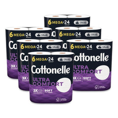 Cottonelle Ultra ComfortCare 2-Ply Septic Safe Soft Tissue Toilet Paper - White (36/Carton)