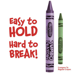 Crayola Jumbo Crayons - Assorted Colors (8/Box)