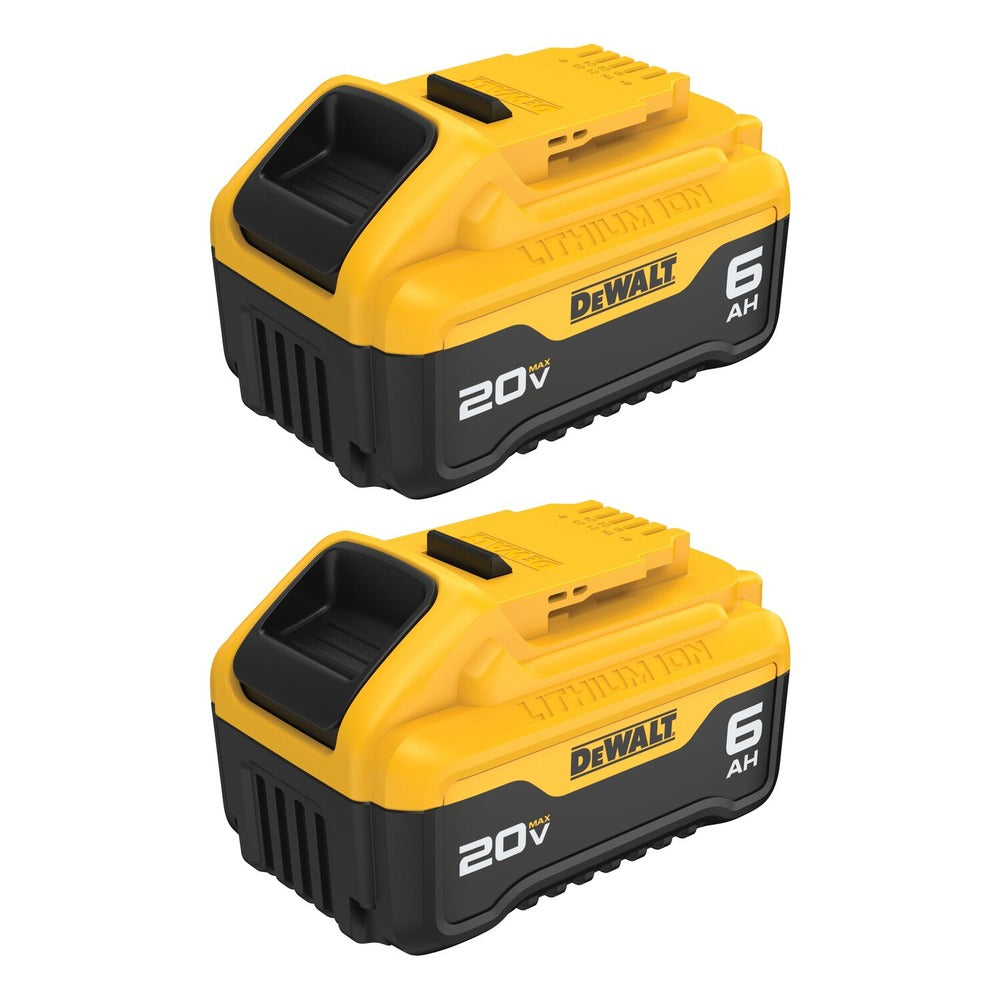 Dewalt (2-Pack) 20V MAX XR 6 Ah Lithium-Ion Batteries
