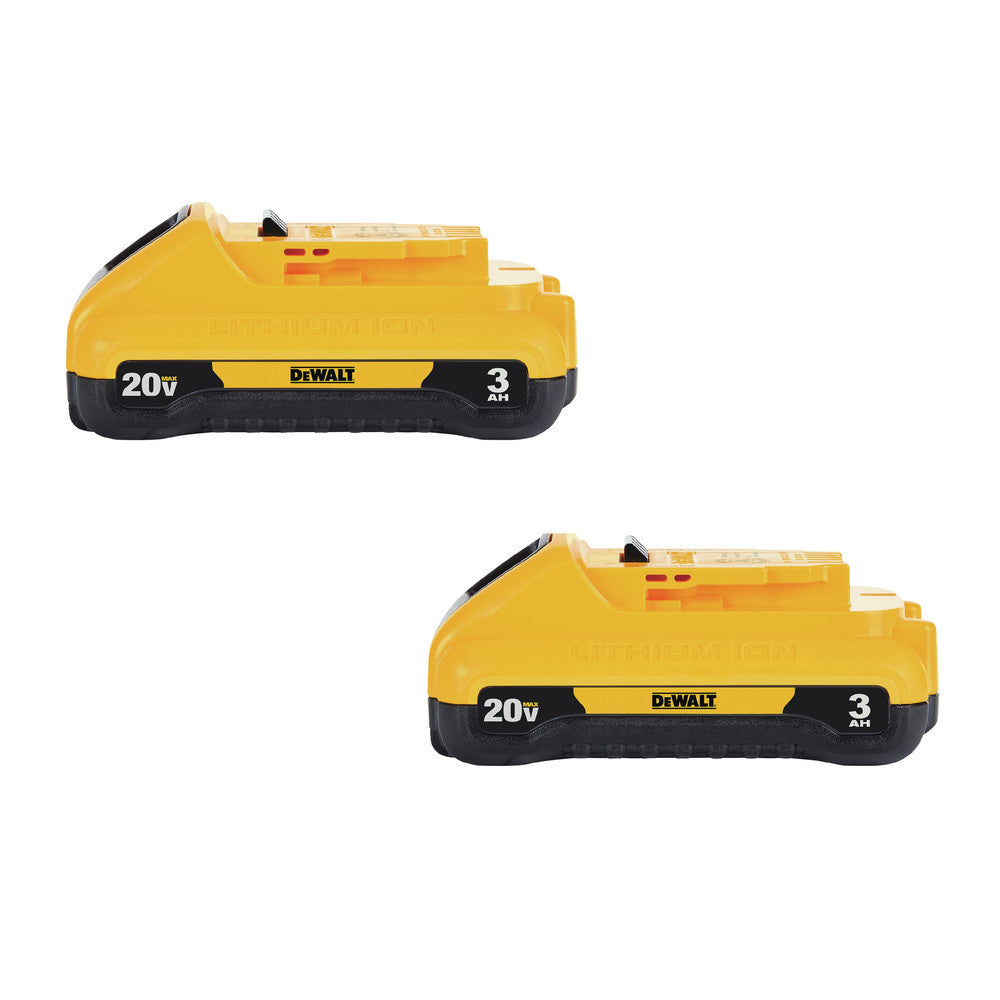 Dewalt (2) 20V MAX 3 Ah Lithium-Ion Batteries