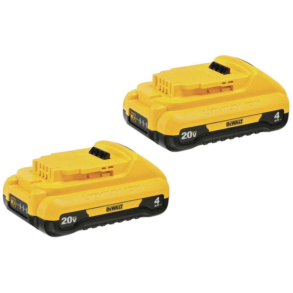 Dewalt (2) 20V MAX 4 Ah Lithium-Ion Compact Batteries