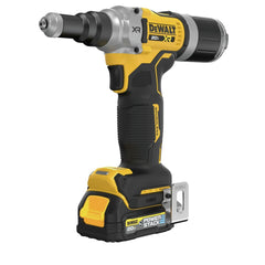 Dewalt 20V MAX XR Lithium-Ion Brushless 1/4 in. Cordless Rivet Tool Kit with POWERSTACK (1.7 Ah)