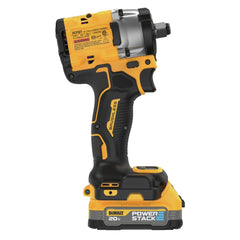 Dewalt 20V MAX Brushless Lithium-Ion 1/2 in. Cordless Compact Impact Wrench Kit (1.7 Ah)