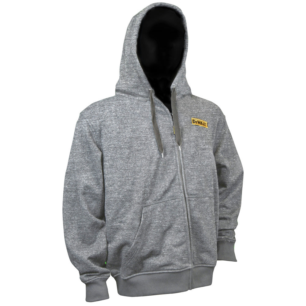 Dewalt DCHJ080B-S 20V MAX Lithium-Ion Men's French Terry Heated Hoodie - Small, Gray (Jacket Only)
