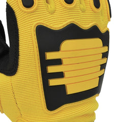 Dewalt (12/Box) Performance Mechanic Work Gloves - Medium, Yellow/Black