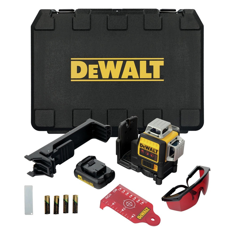 Dewalt 12V MAX 3 x 360 Degrees Red Line Laser
