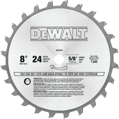 Dewalt 8 in. 24 Tooth Stacked Dado Set