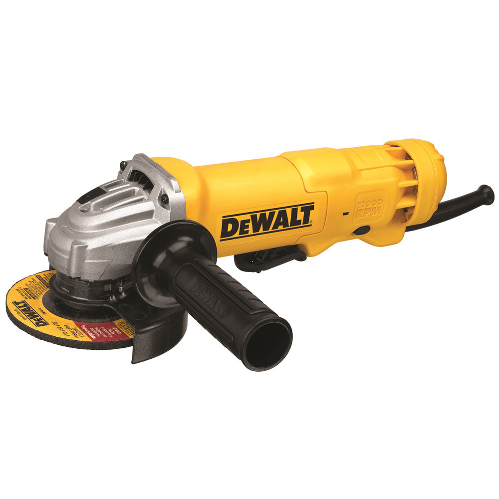 Dewalt 11 Amp 4-1/2 in. Corded Angle Grinder with Paddle Switch & Wheel