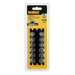 Dewalt (12-Piece) 3/8 in. Drive SAE and MM Hex Bit Socket Set