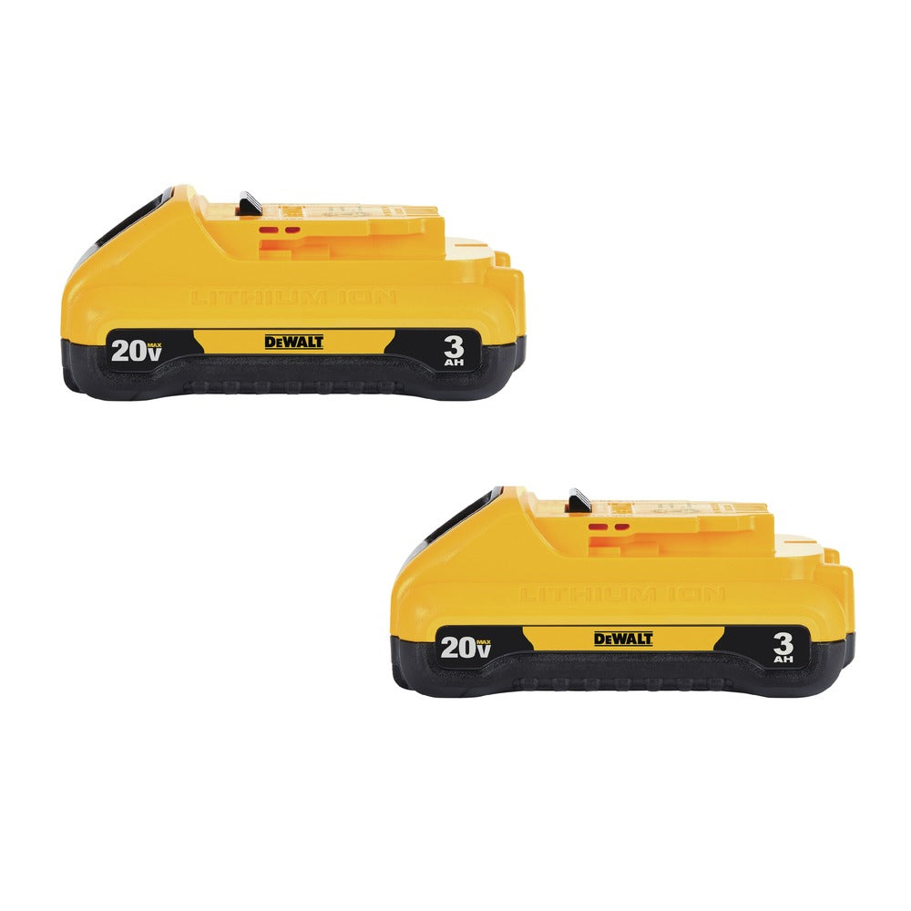 Factory Reconditioned Dewalt (2/Pack) 20V MAX 3 Ah Lithium-Ion Batteries