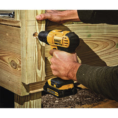 Factory Reconditioned Dewalt DCD771C2R 20V MAX Lithium-Ion 1/2 in. Compact Cordless Drill Driver Kit (1.3 Ah)