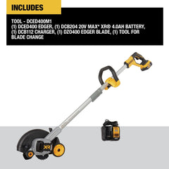 Factory Reconditioned Dewalt 20V MAX Brushless Lithium-Ion Cordless Edger Kit (4 Ah)