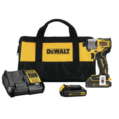 Factory Reconditioned Dewalt 20V MAX Brushless Lithium-Ion 1/4 in. Cordless Impact Driver Kit with 2 Batteries (1.5 Ah)