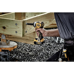 Factory Reconditioned Dewalt 20V MAX Brushless Lithium-Ion 1/2 in. Cordless Impact Wrench with Hog Ring Anvil (Tool Only)
