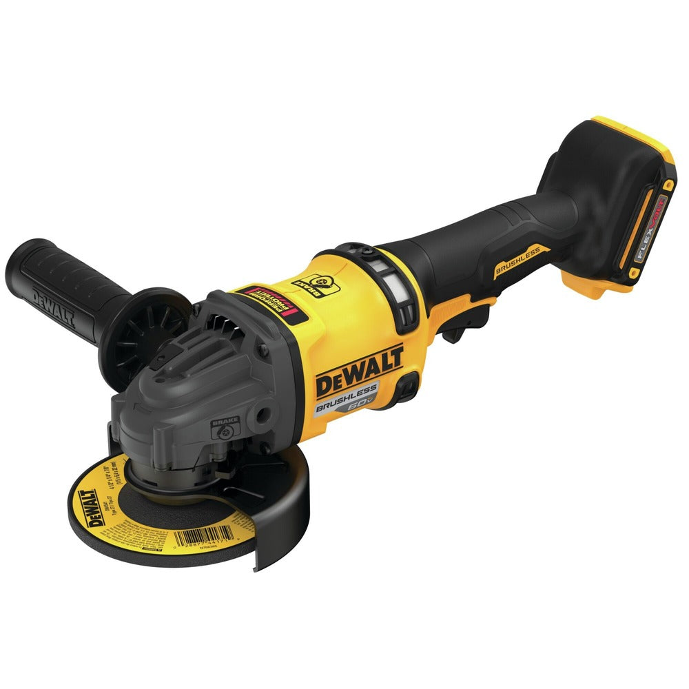 Factory Reconditioned Dewalt 60V MAX Lithium-Ion Brushless 4-1/2 in. to 6 in. Cordless Grinder with Kickback Brake (Tool Only)