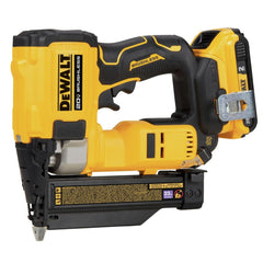 Factory Reconditioned Dewalt 20V MAX ATOMIC COMPACT Brushless Lithium-Ion 23 Gauge Cordless Pin Nailer Kit (2 Ah)