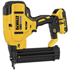 Factory Reconditioned Dewalt 20V MAX XR 18 Gauge Cordless Brad Nailer Kit (2 Ah)
