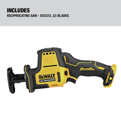 Factory Reconditioned Dewalt 12V MAX XTREME Brushless One-Handed Lithium-Ion Cordless Reciprocating Saw (Tool Only)