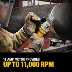 Factory Reconditioned Dewalt 11 Amp 4-1/2 in. Corded Small Angle Grinder with Wheel
