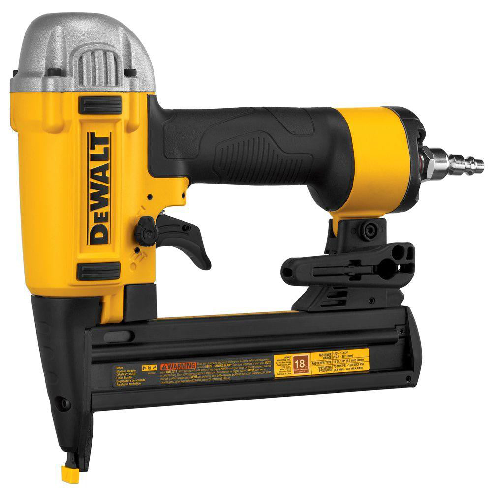 Factory Reconditioned Dewalt 18-Gauge 1/4 in. Crown 1-1/2 in. Finish Stapler