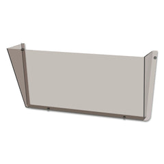 Deflecto Unbreakable DocuPocket 14.5 in. x 3 in. x 6.5 in. Letter Size Wall File - Smoke