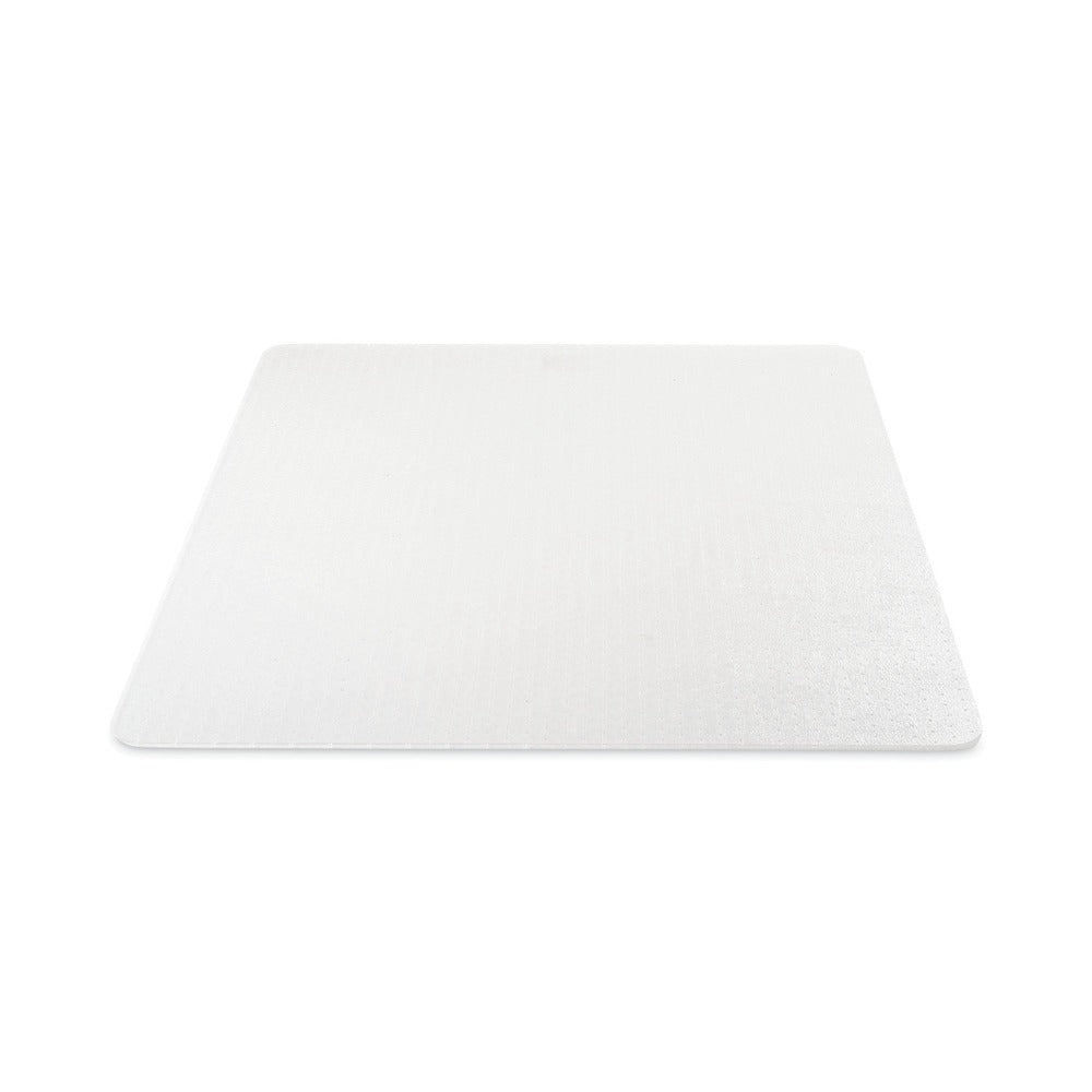 Deflecto DuraMat 45 in. x 53 in. Moderate Use Rectangle Flat Chair Mat For Low Pile Carpet - Clear