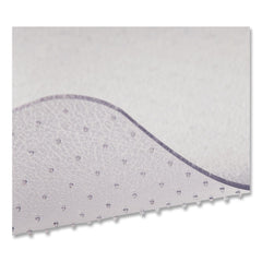 Deflecto 36 in. x 48 in. OceanMat Lipped Carpet Chair Mat - Clear
