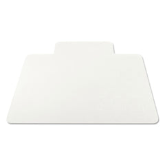 Deflecto 45 in. x 53 in. EconoMat All Day Use Flat Packed Wide Lipped Chair Mat for Hard Floors - Clear