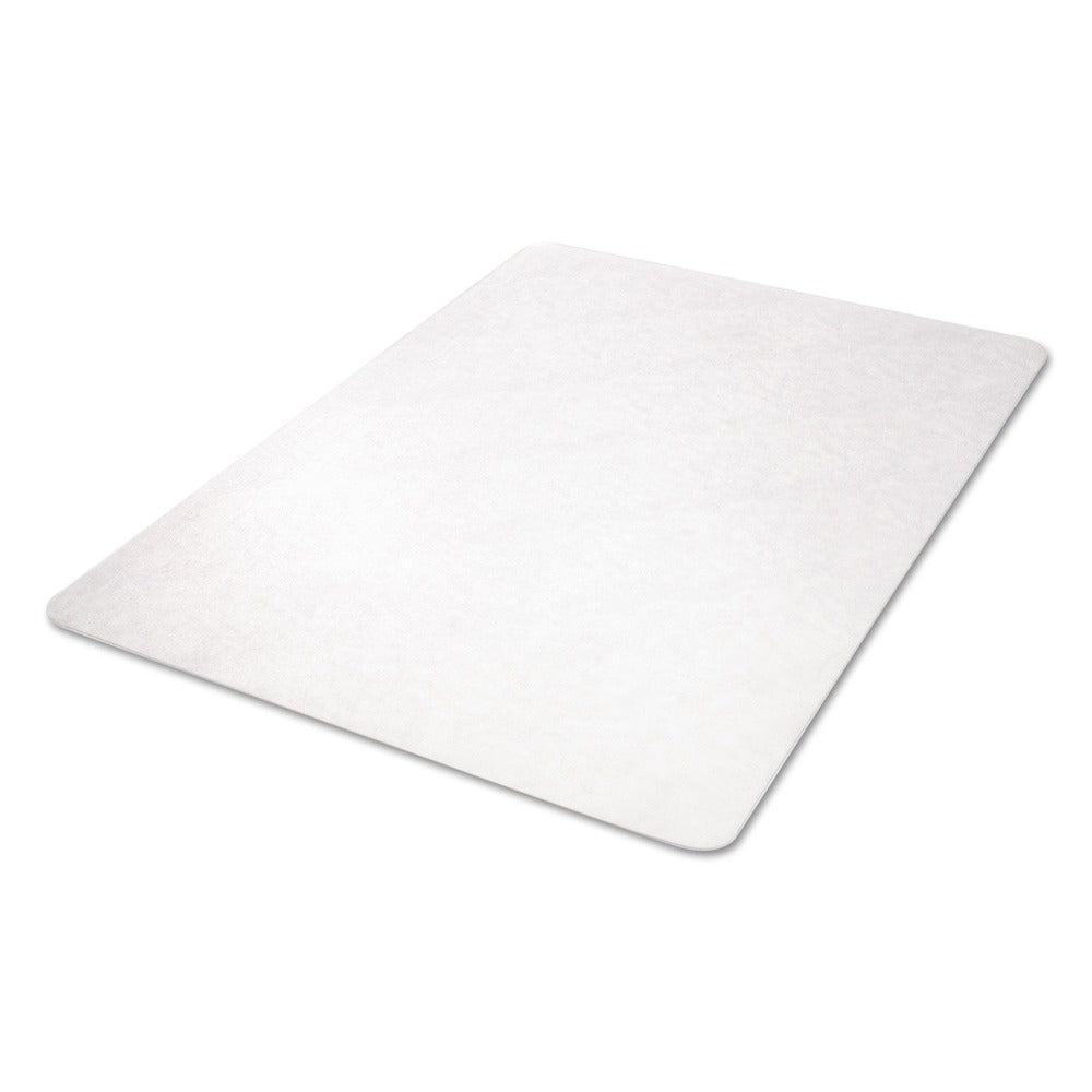 Deflecto 46 in. x 60 in. Flat Packed EconoMat All Day Use Chair Mat for Hard Floors - Clear