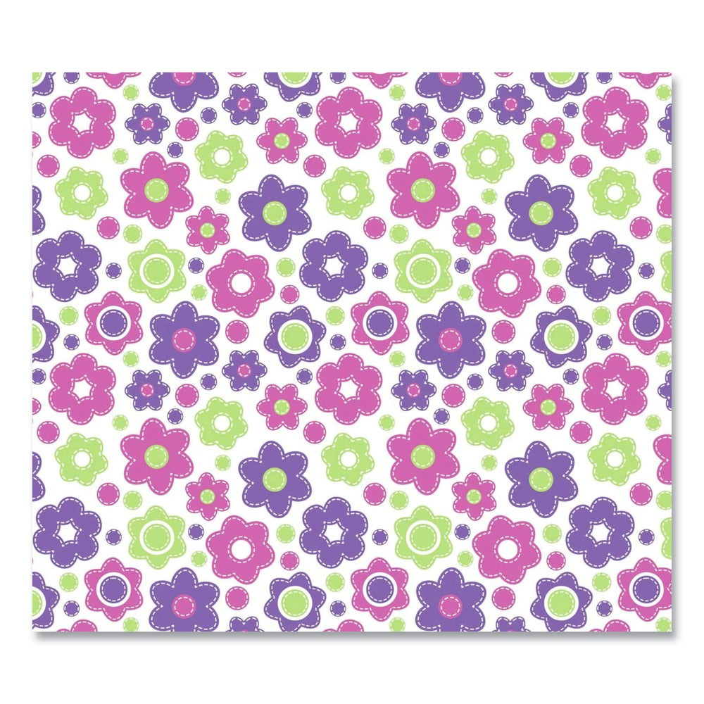 Deflecto FashionMat 35 in. x 40 in. Chair Mat - Daisies (1/Carton)