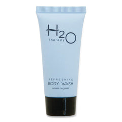 Diversified Hospitality Solutions H2O Therapy 0.85 oz Single-Use Body Wash - White Tea and Lemongrass (300/Carton)