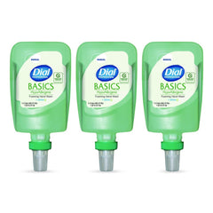 Dial Professional 1.2 Liter Basics Hypoallergenic Foaming Hand Wash Refill for FIT Manual Dispenser - Honeysuckle Scent (3/Carton)