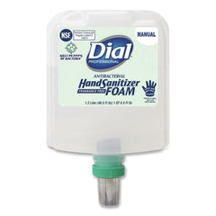 Dial Professional 1.2 Liter Antibacterial Foaming Hand Sanitizer Refill for Dial 1700 Dispenser - Fragrance-Free (3/Carton)