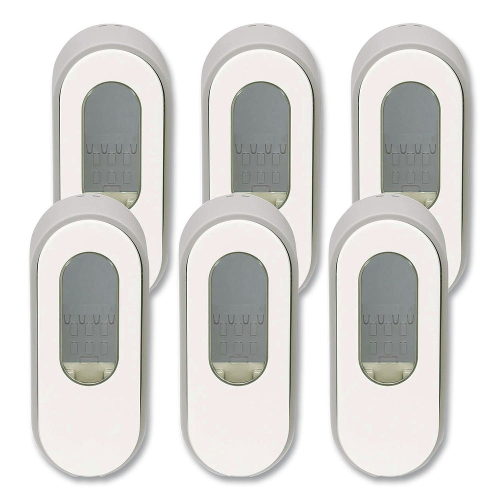 Dial Professional 3.75 in. x 3.38 in. x 8.75 in. 15 oz Versa Dispenser for Pouch Refills - Light Gray/White (6/Carton)