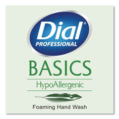 Dial Professional Basics 10 oz Hypoallergenic Foaming Hand Wash - Aquatic