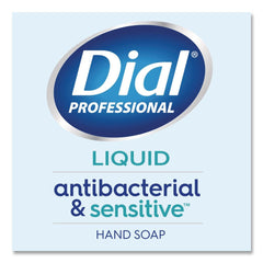 Dial Professional Antibacterial and Sensitive 11 oz Fragrance-Free Liquid Hand Soap - Fragrance Free (12/Carton)